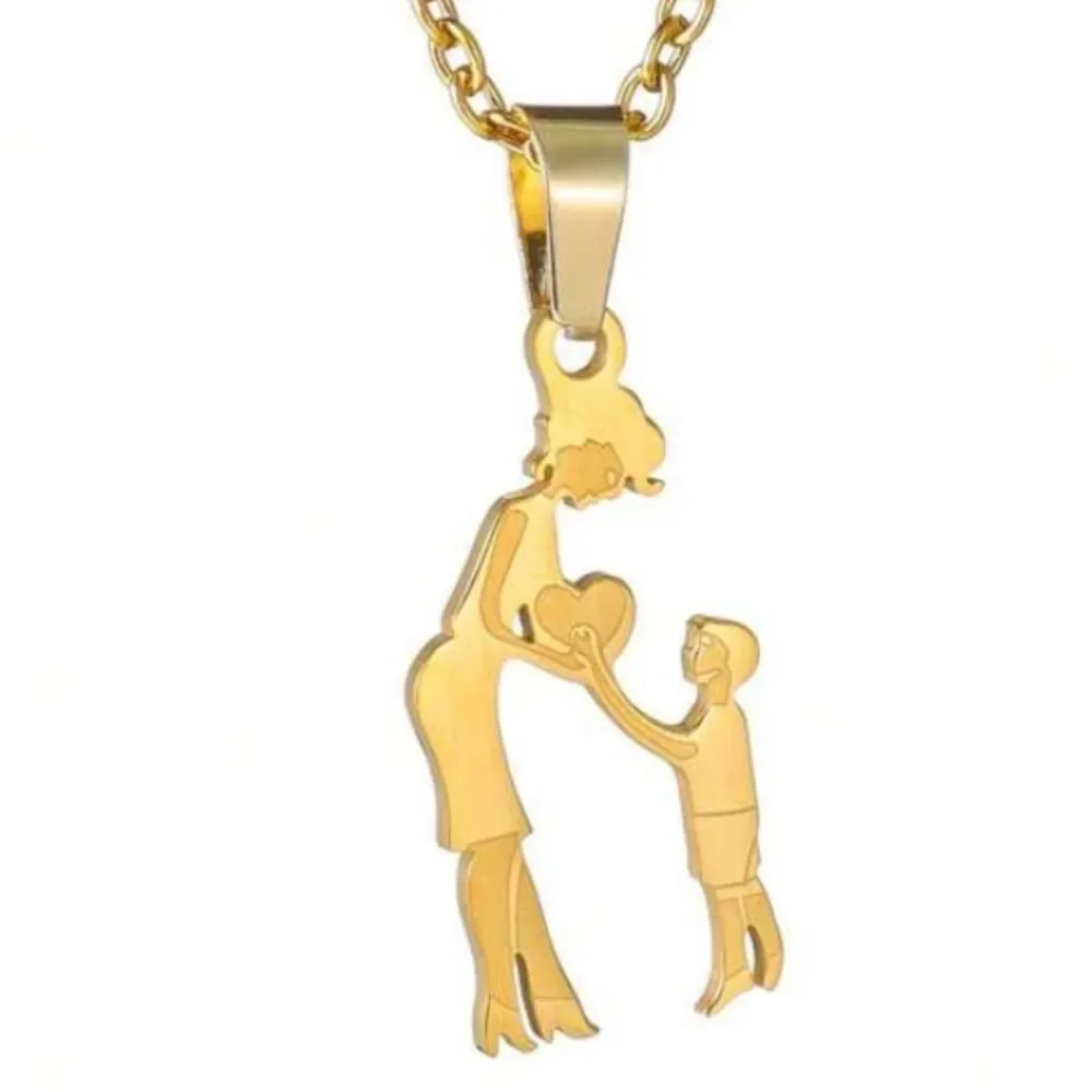 3for$20 Mother Son Daughter Pendant Necklace Women's adjustable Necklace